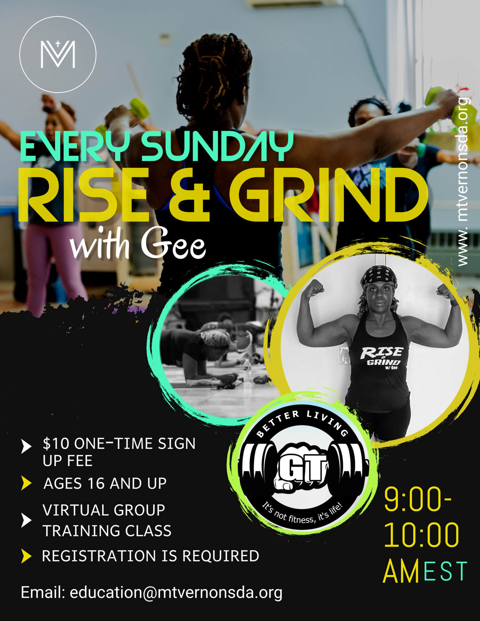 Rise & Grind w/ Gee Mt. Vernon SDA Church